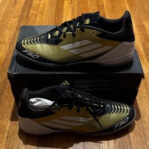 Adidas F50 League TF Messi Gold/Blck/Wht Men’s US 11 WD